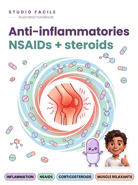 Anti-inflammatories Illustrated — NSAIDs + steroids