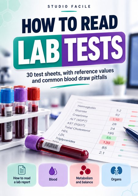 Laboratory Tests Illustrated — 30 test cards with UK reference ranges