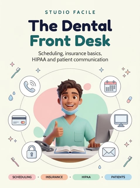 The Dental Front Desk — scheduling, insurance basics, HIPAA and patient communication