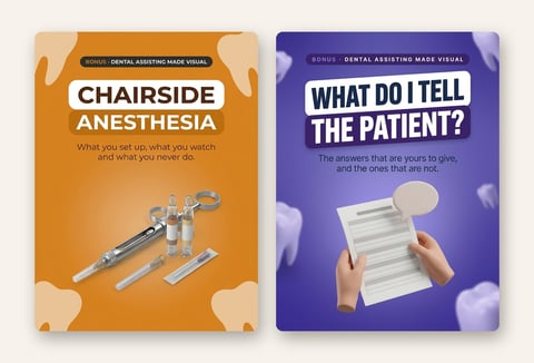 Dental Assisting Made Visual — the 2 books you don't have