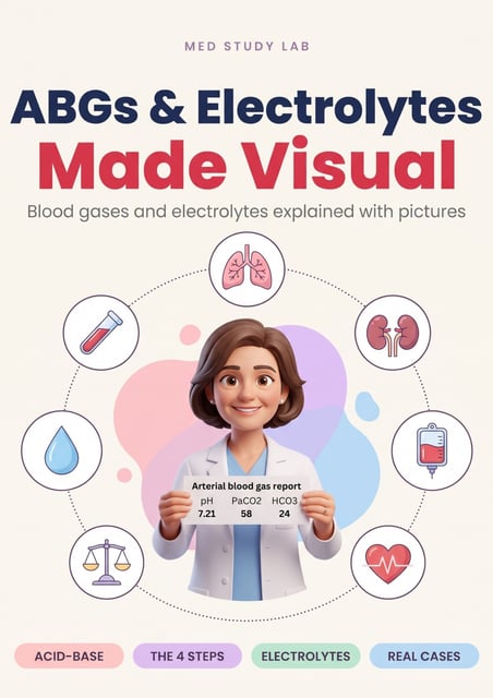 Kit ABGs and Electrolytes Made Visual — Reading a blood gas without second-guessing