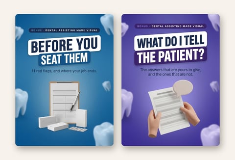 Dental Assisting Made Visual — the 2 books you don't have