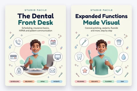 The Dental Assistant Duo — The Dental Front Desk and Expanded Functions Made Visual