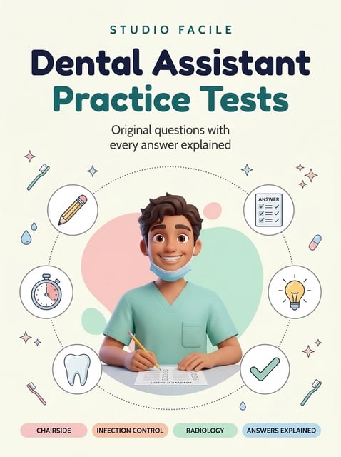Dental Assistant Practice Tests — original questions with every answer explained