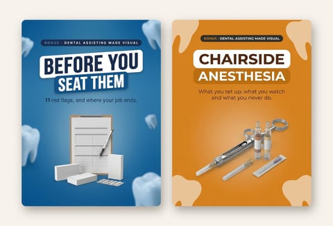 Dental Assisting Made Visual — the 2 books you don't have