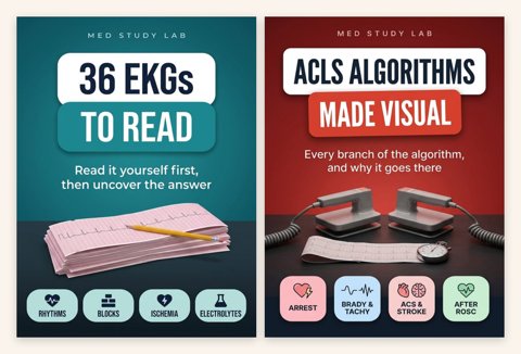 The ECG Pack — the two that turn reading into a habit