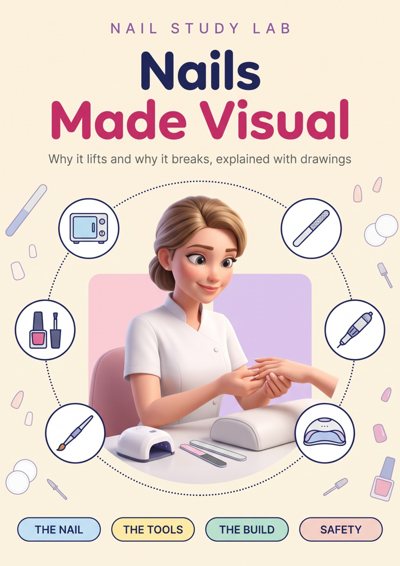 Nails Made Visual — Why it lifts and why it breaks, explained with drawings