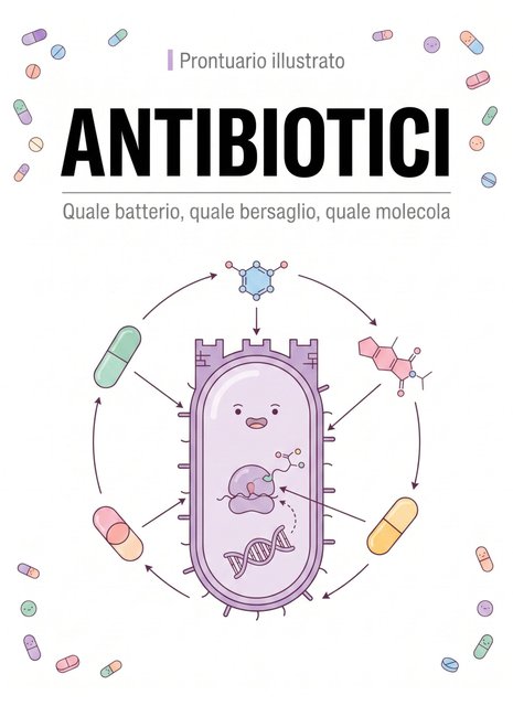 Antibiotici Illustrati — Quale batterio, quale bersaglio, quale molecola