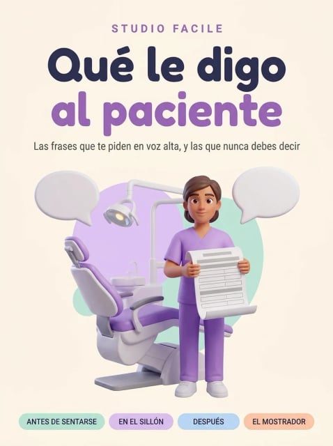 Qué le digo al paciente — Las frases que te piden en voz alta, y las que nunca debes decir