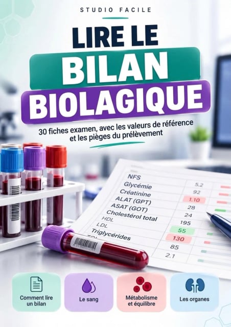 Lire le bilan biologique — Les valeurs qui comptent, et pourquoi