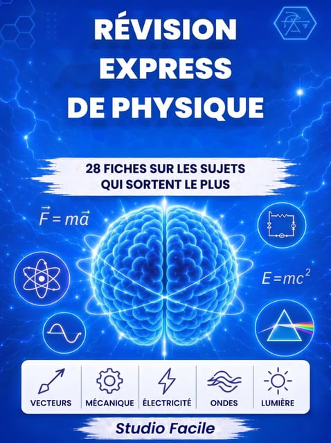 Révision Express de Physique : 30 fiches sur les sujets les plus demandés