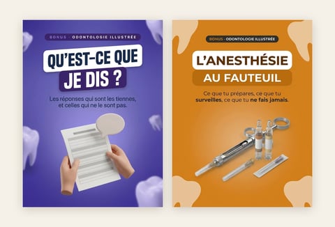 Les 2 livrets qui te manquent : Qu'est-ce que je dis au Patient + L'Anesthésie au Fauteuil