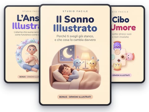 La Collezione Ormoni — I tre volumi: il sonno, l'ansia, il cibo