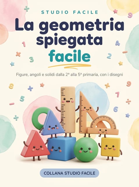 La geometria spiegata facile — figure, angoli e solidi dalla 2ª alla 5ª primaria, con i disegni