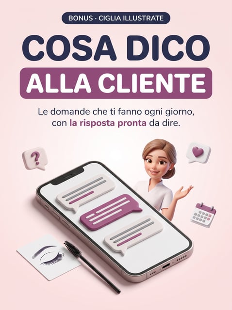 Cosa Dico alla Cliente — bonus di Ciglia Illustrate