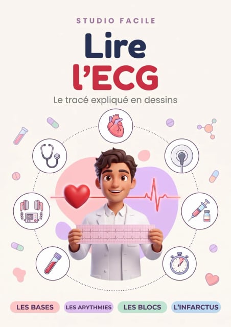 Kit Lire l'ECG — Comprendre le tracé au lieu de l'apprendre par cœur