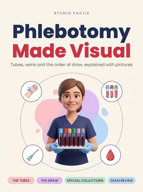 Phlebotomy Made Visual — tubes, veins and the order of draw, explained with pictures