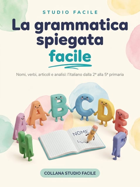 La grammatica spiegata facile — La grammatica italiana dalla 2ª alla 5ª primaria spiegata con i disegni