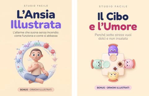 L'Ansia Illustrata + Il Cibo e l'Umore — i due volumi insieme