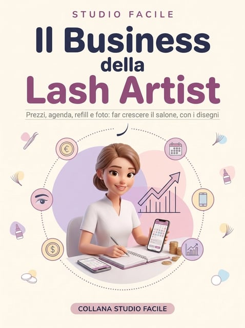 Il Business della Lash Artist — prezzi, agenda, refill e foto: far crescere il salone, con i disegni