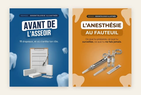 Les 2 livrets qui te manquent : Avant de l'Asseoir + L'Anesthésie au Fauteuil