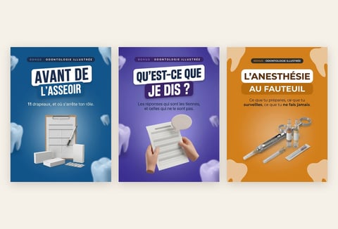 Les 3 livrets d'Odontologie Illustrée