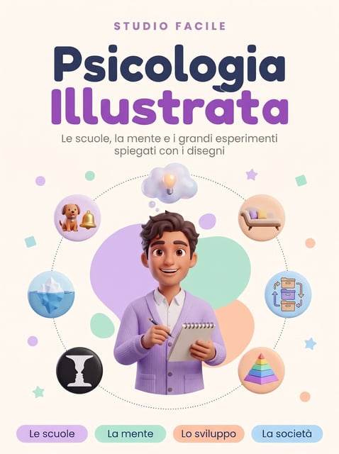Psicologia Illustrata — le scuole, la mente e i grandi esperimenti spiegati con i disegni