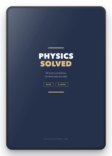 Physics Solved — 50 exam problems, worked step by step