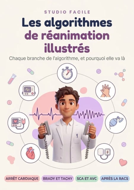 Les algorithmes de réanimation illustrés — Chaque branche, et pourquoi