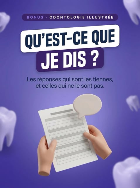 Qu'est-ce que je dis au Patient