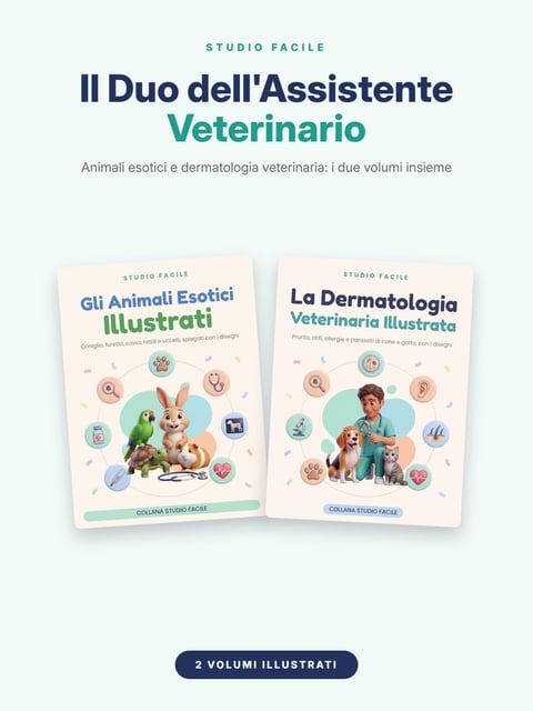 Il Duo dell'Assistente Veterinario — Gli Animali Esotici Illustrati e La Dermatologia Veterinaria Illustrata