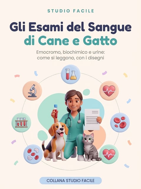 Gli Esami del Sangue di Cane e Gatto — emocromo, biochimico e urine: come si leggono, con i disegni