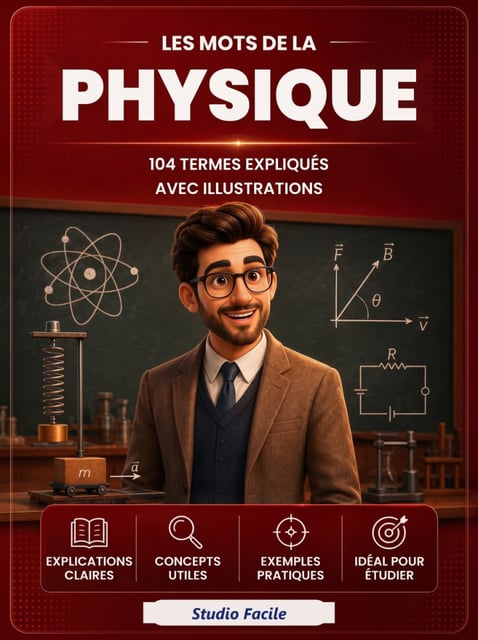 Les Mots de la Physique : 104 termes expliqués en illustrations