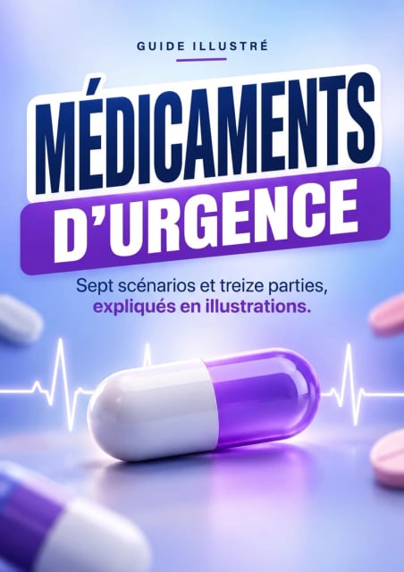 Médicaments d'urgence — Le chariot, molécule par molécule