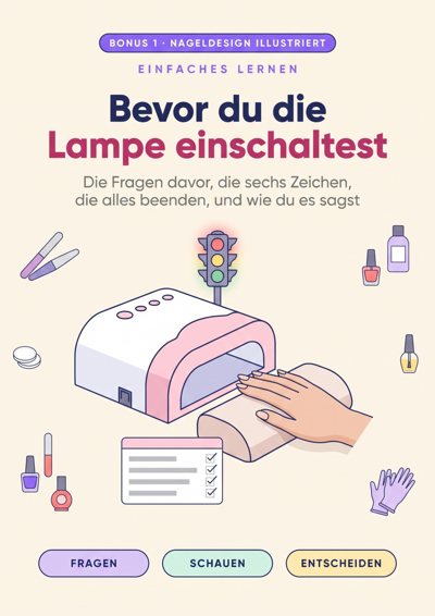 Bevor du die Lampe einschaltest