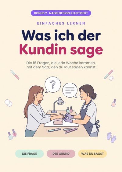 Was ich der Kundin sage